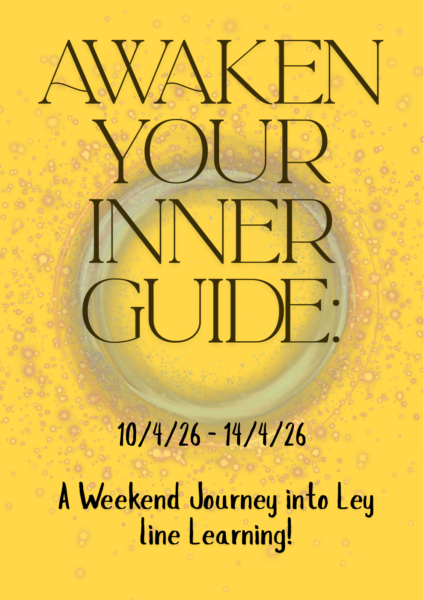 AWAKEN YOUR INNER GUIDE - Ley line workshop weekend PRIVATE DELUXE CABIN