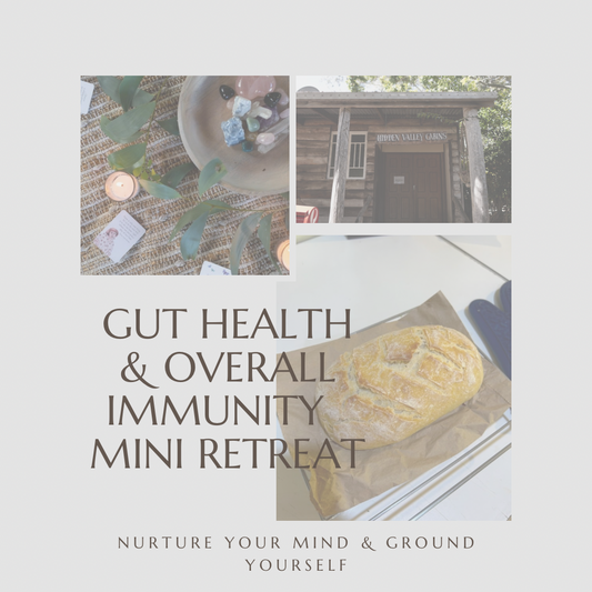 GUT HEALTH & OVERALL WELL-BEING MINI RETREAT 21/3/25 - 23/3/24 - RUSTIC CABIN