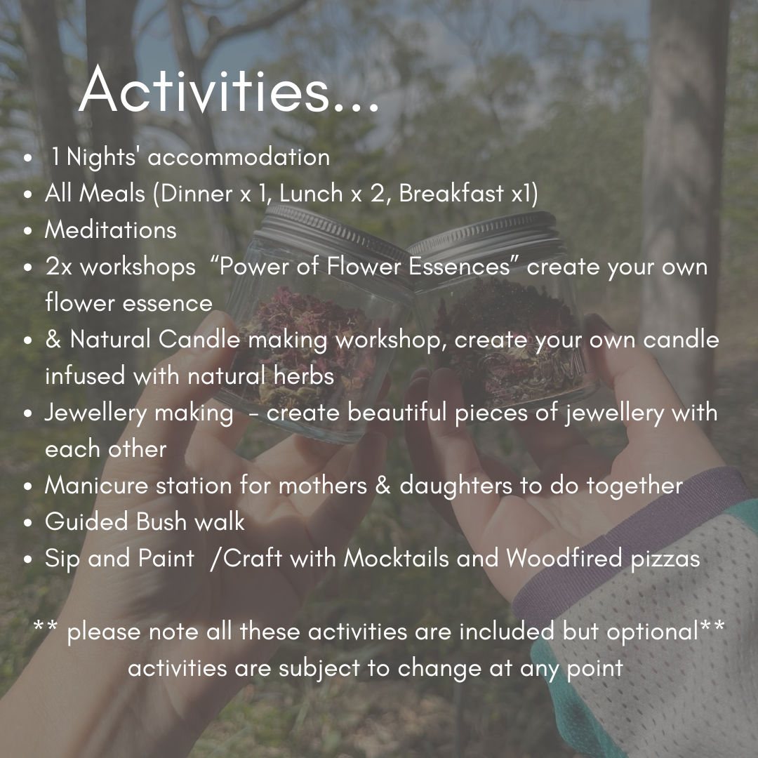 7/3/26 - Mother & Daughter Retreat - DELUXE RUSTIC CABIN