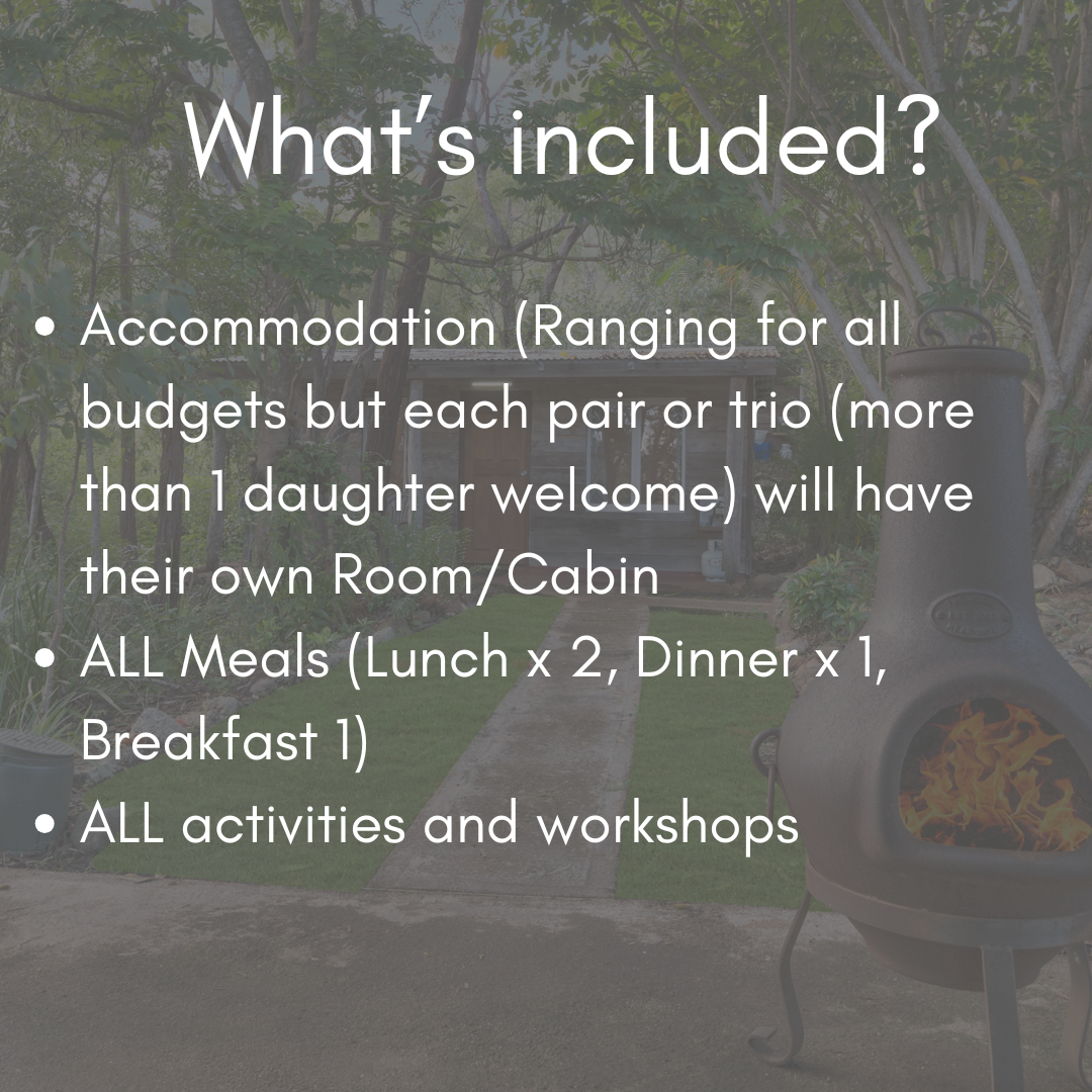 7/3/26 - Mother & Daughter Retreat - DELUXE RUSTIC CABIN