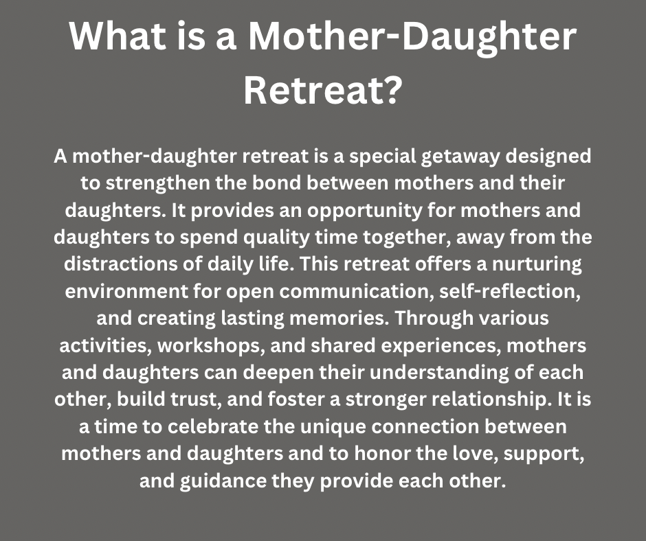 3/5/25 - 4/5/25 - Mother & Daughter Retreat - DELUXE RUSTIC CABIN