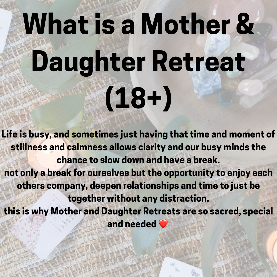 18+ Mother & Daughter Retreat - 22/11 - 23/11/24 - DELUXE Rustic Cabin