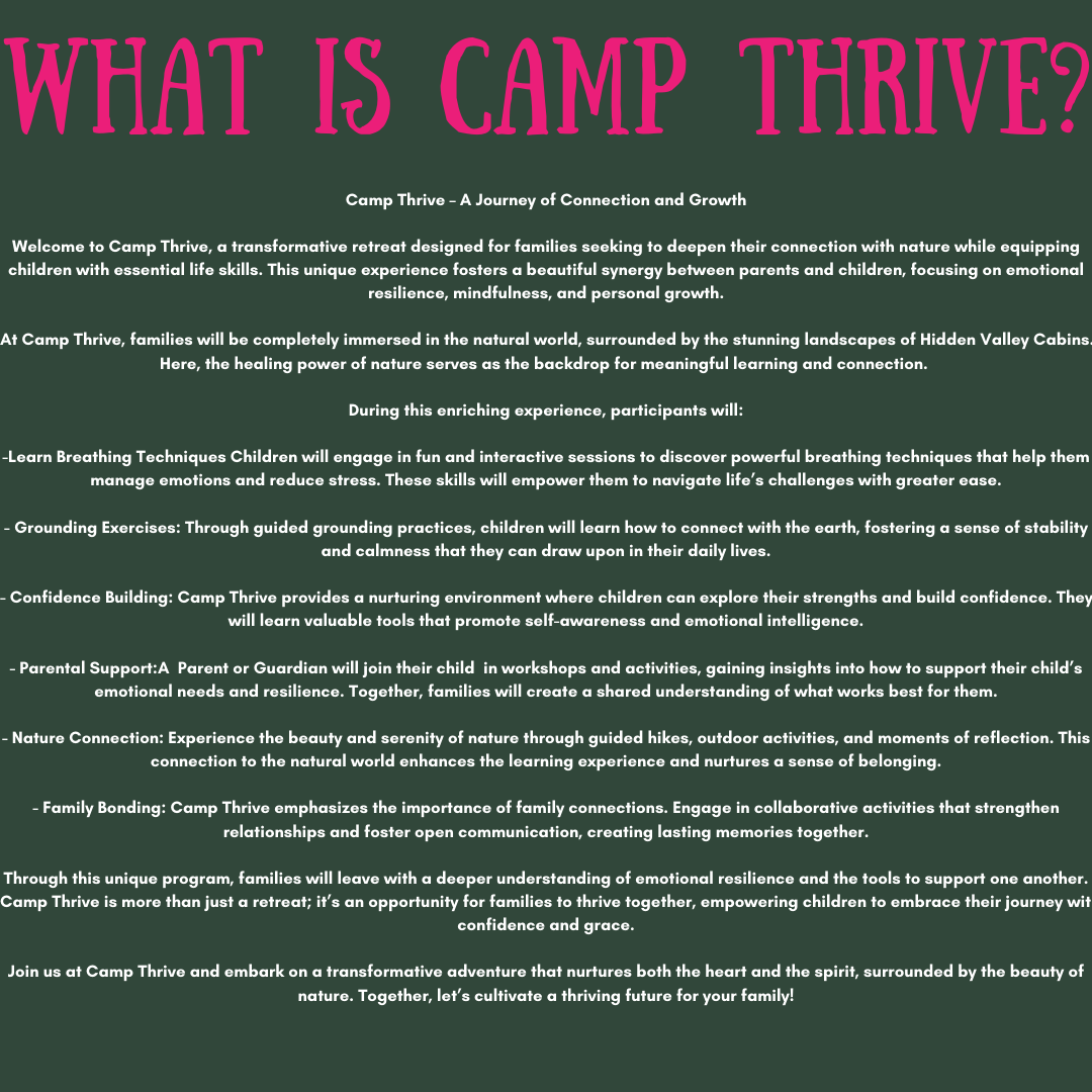 Camp Thrive - 7/2/25 - 9/2/25